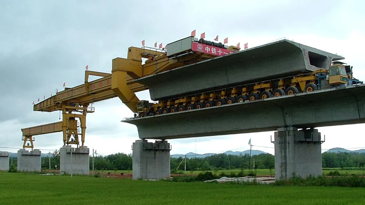 China's 640-ton "Iron Monster" is Capable of Building Huge Bridges in a Matter of Days